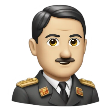 Hitler qui fait un doigt d’honneur sticker