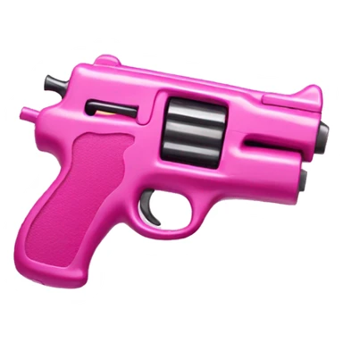 Toy gun that’s pink and girly sticker