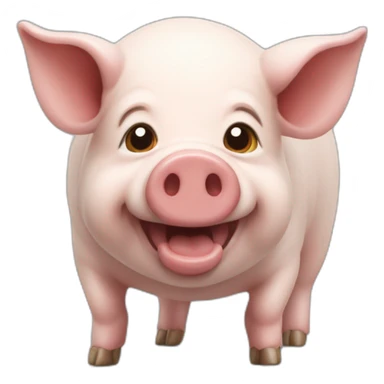 Cochon malheureux  sticker