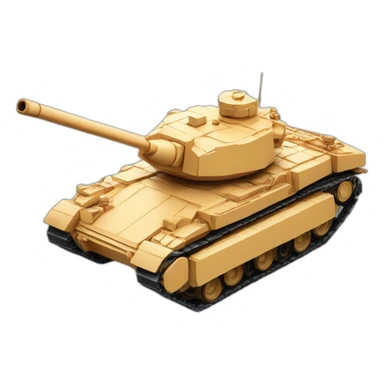 t90 tank made from meat sticker