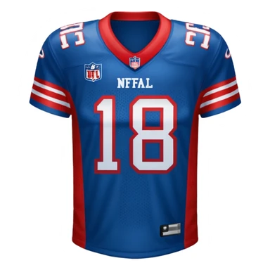 shirt nfl blue (#00A3E0) and red (#F9423A) sticker