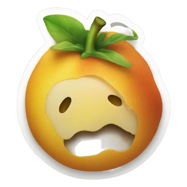 half peeled sticker sticker