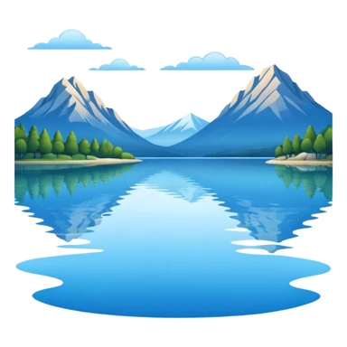 A lake sticker