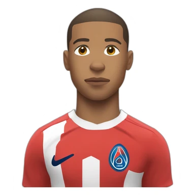 kylian mbappe chocked sticker