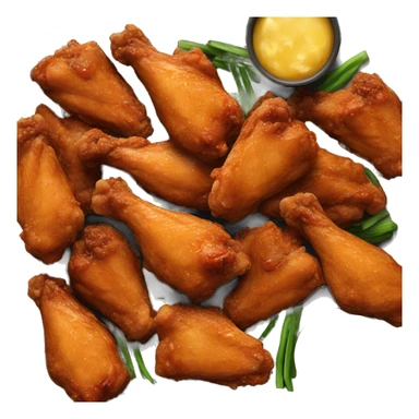 Chicken wings meal sticker
