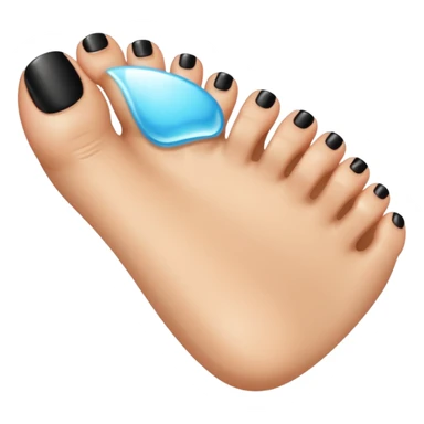 Black toenails sticker