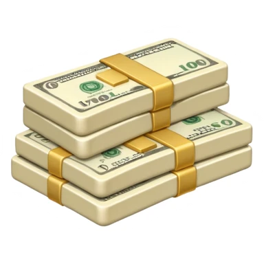 plain ivory money sticker