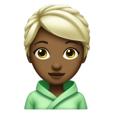 Girl spa, eyes green  sticker