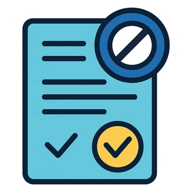 Zero Contracts icon, modern, shades of blue sticker
