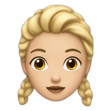 fille a teint claire sticker