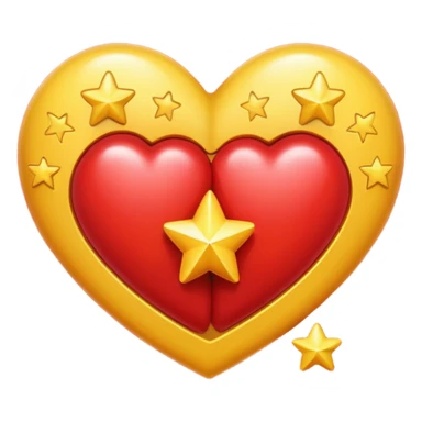 Hug hearts stars sticker