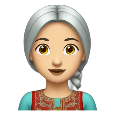 Tatar girl sticker