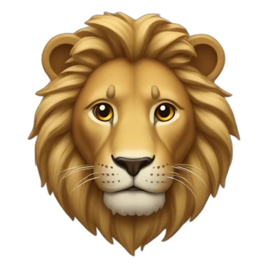 Chat sur lion sticker