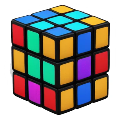 Rubik cube sticker