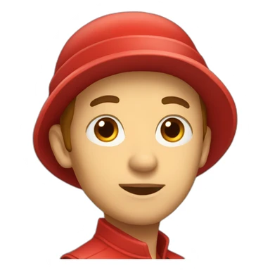 Red gyrophare sticker