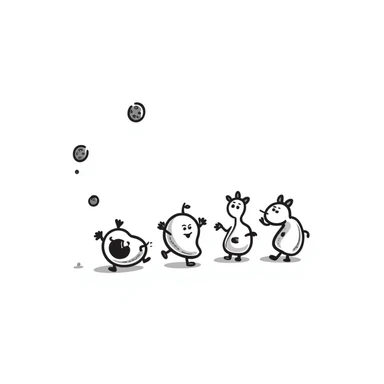 white blood cells sticker