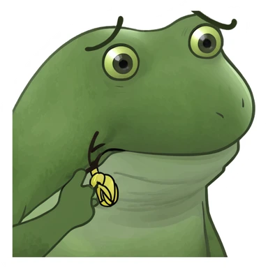 a secluded hair braid  sticker