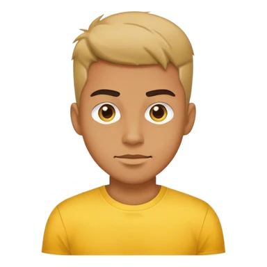 cool guy in yellow shirt sticker