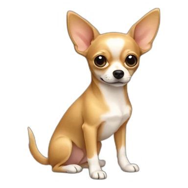 tan Chihuahua mix sticker