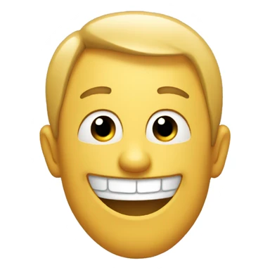 smug face with huge grin sticker