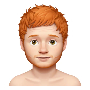 ed sheeran face sticker