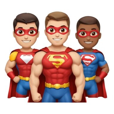 superheros with bannie sticker