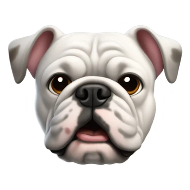 Bulldog francés negro sticker