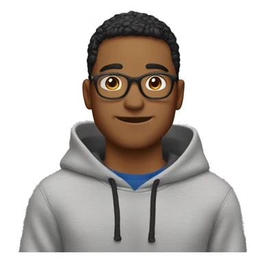 Chico con sudadera estampada con el texto “gap” sticker