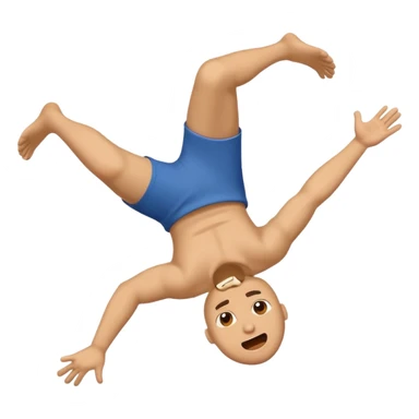 … imagine an emoji of a guy doing a backflip and falling on his neck sticker