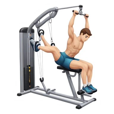 guy leg-side-raise-cable-machine exercise sticker