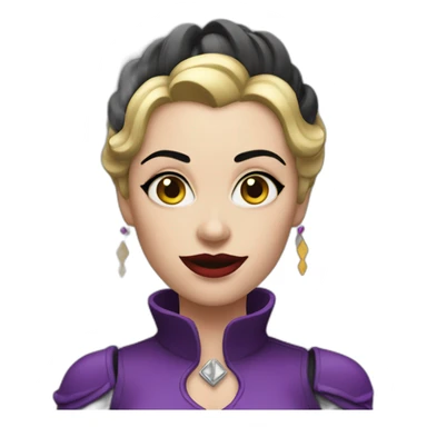 Harley Queen showing sticker