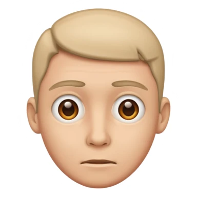 normal human head sticker