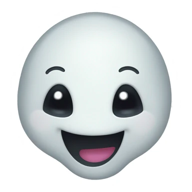 happy ghost kawaii sticker