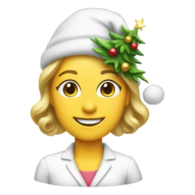 Christmas tree hostess came sticker