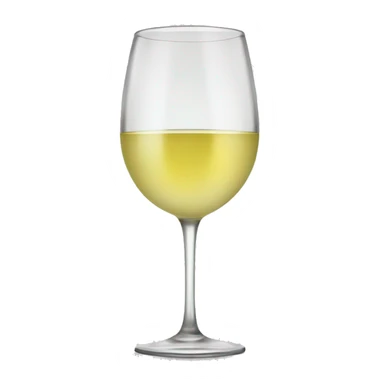 white wine glass sticker