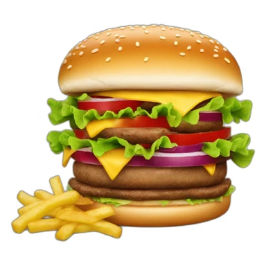 Hamburguer com vida sticker