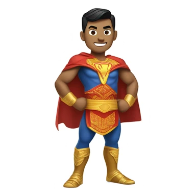 Cambodian superman sticker