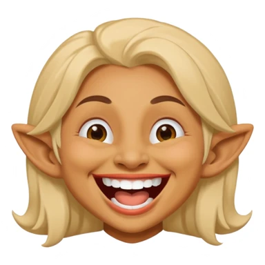 Make a women laughing women troll laughing sticker