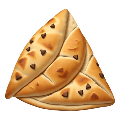 naan bread cut in triangles sticker