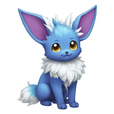 Colorful Kawaii Eeveelution-Cute-Pokémon-fusion full body sticker