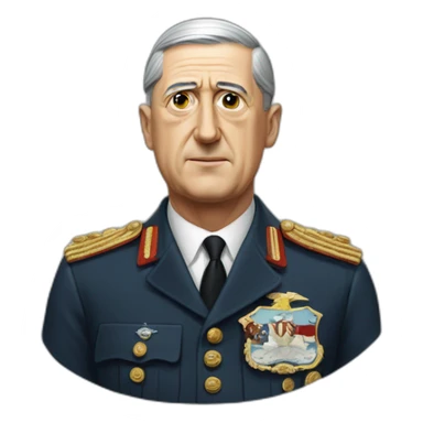 President Charles de Gaulle sticker