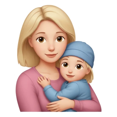A loving mother holding her young child in her arms, warm natural light coming through a window, soft smile, emotional connection, candid moment, realistic photography, shallow depth of field, high resolution, warm tones
 sticker