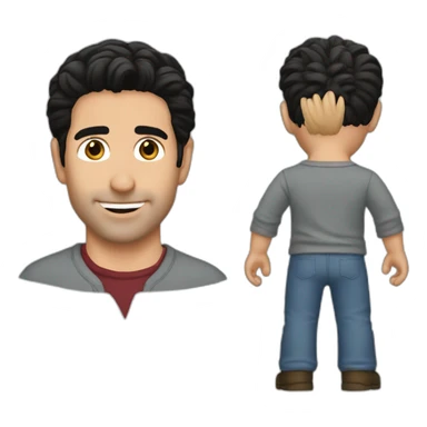 ross geller sticker