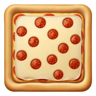 square pizza sticker