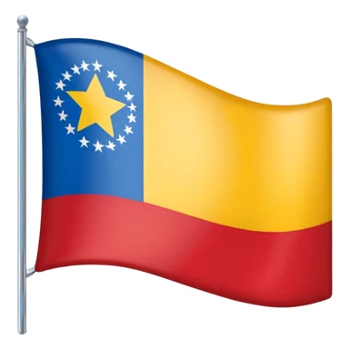 Bandera de Venezuela con destellos  sticker