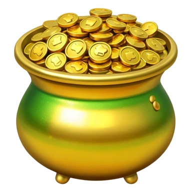pot of gold sticker