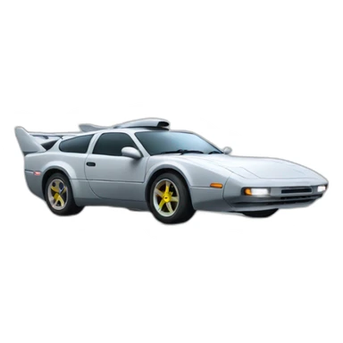 flying car from nurburgring  sticker