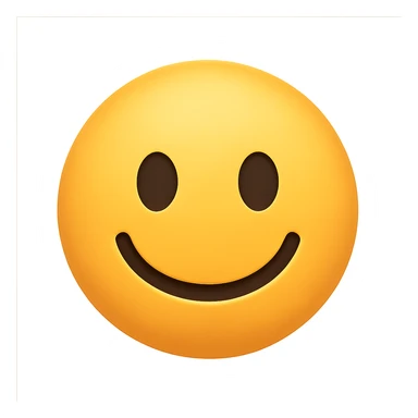 smiling face emoji, digital illustration sticker