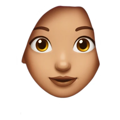 Girl pink hair sticker