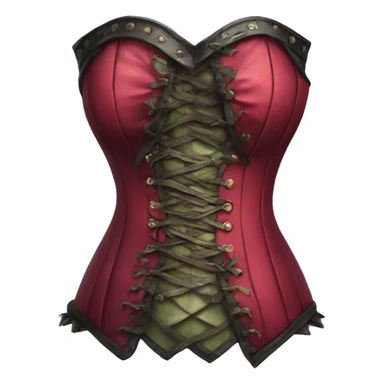 Dragon in a corset sticker
